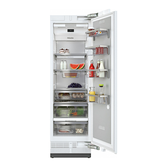 Miele K 2601 Vi Instrucciones De Manejo Y Montaje