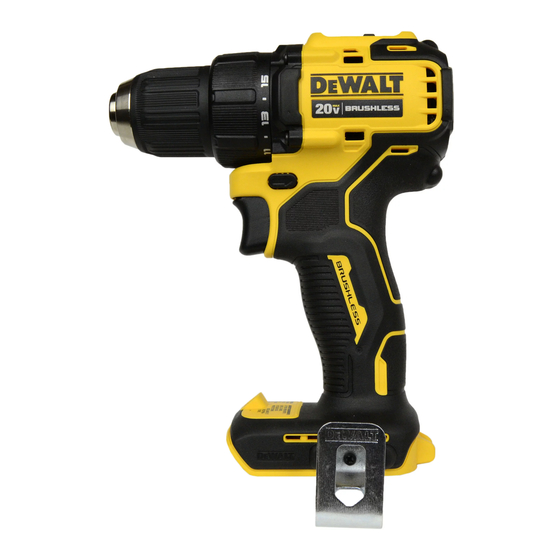 DeWalt DCD708 Manuales