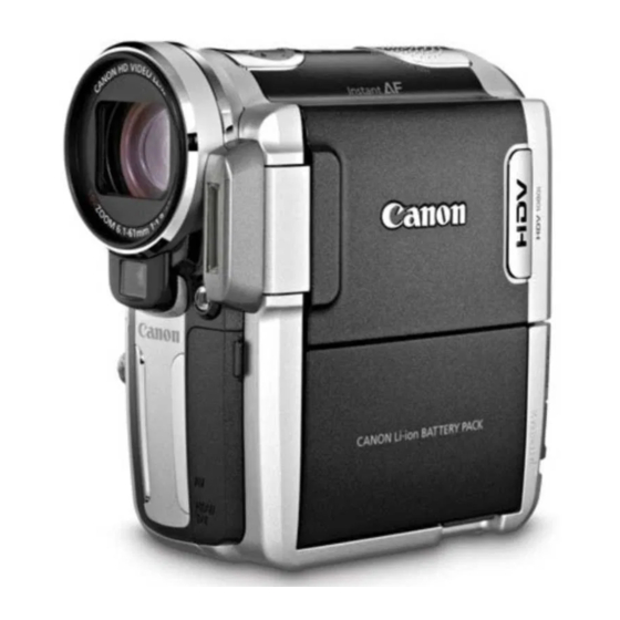 Canon HV10 Manual De Instrucciones