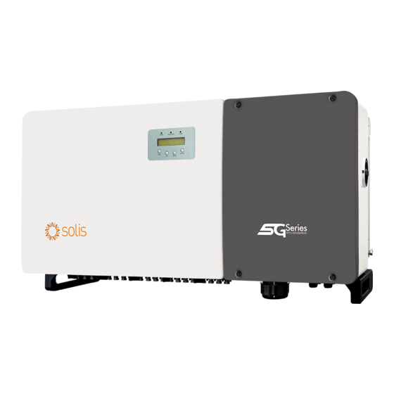 SOLIS -100K-5G Manual De Instalación Y Funcionamiento