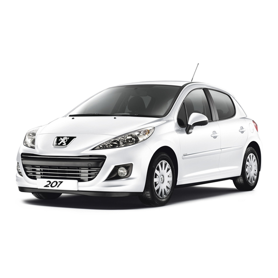 PEUGEOT 207 2008 Manual Del Usuario