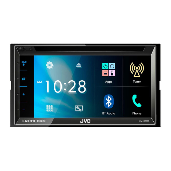 JVC KW-V620BT Manual De Instrucciones
