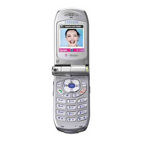 Samsung SGH-Z105U Manual Del Usuario