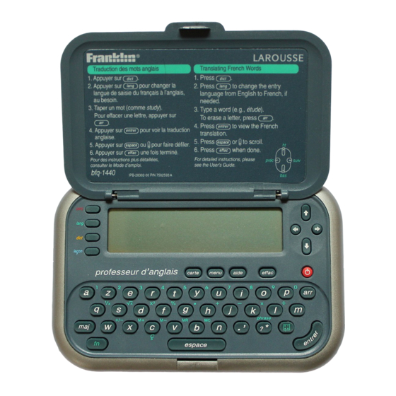 Franklin MWD-1440 Manual Del Usuario
