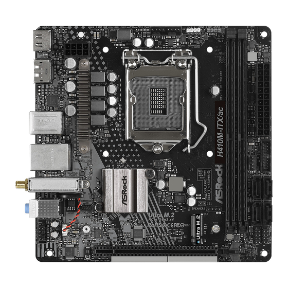 ASROCK H410M-ITX/ac Manual De Instrucciones