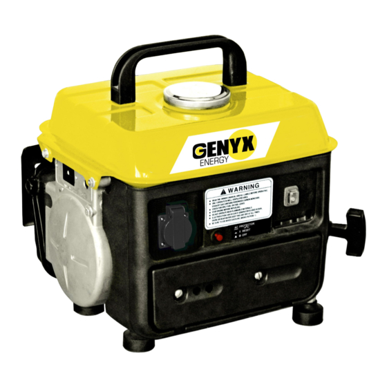 GENYX ENERGY G800-B1 Manual De Instrucciones