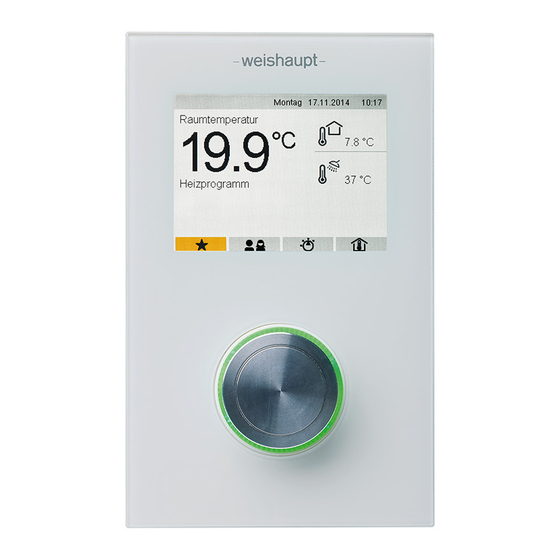 Weishaupt WEM-RG2 Instrucciones De Montaje Y Funcionamiento