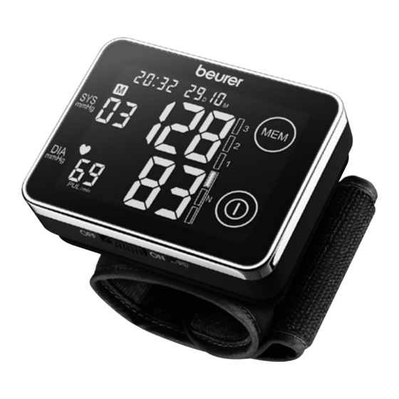Beurer medical BC 58 Nstrucciones Para El Uso