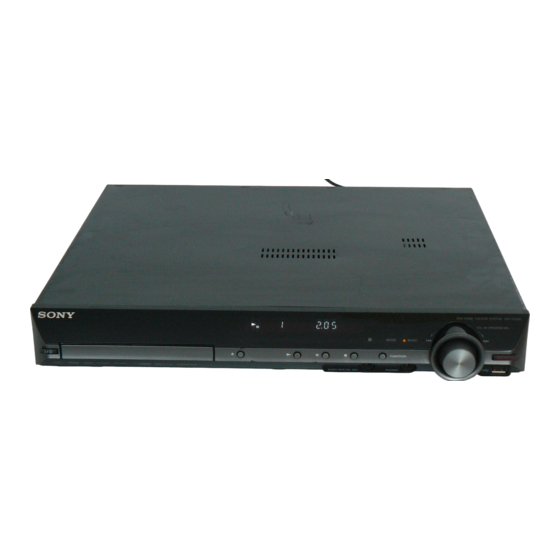 Sony DAV-DZ280 Manual De Instrucciones