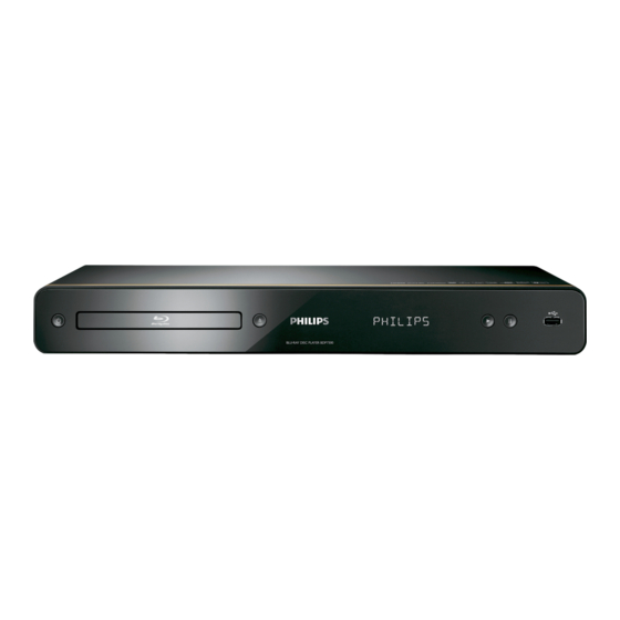 Philips BDP7300 Manual Del Usuario