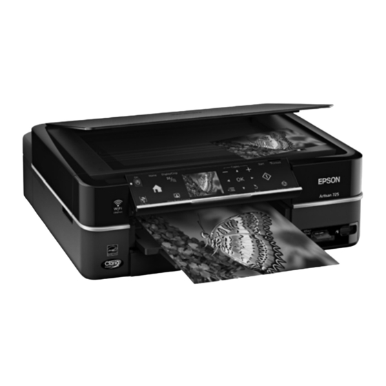 Epson Stylus Photo TX720WD Manuales