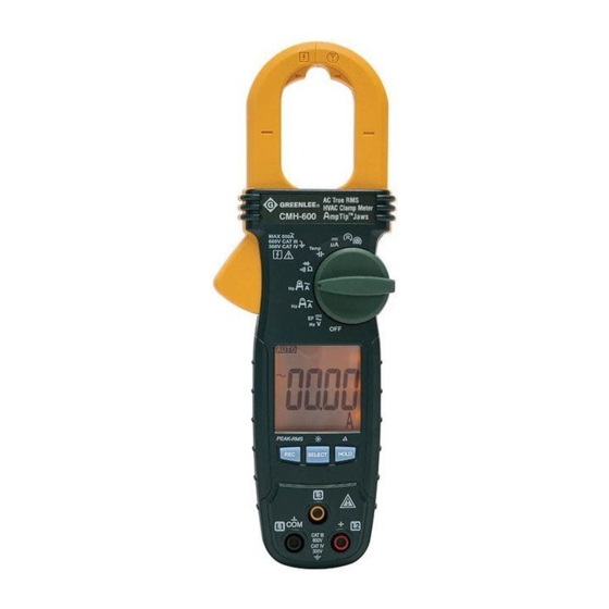 Greenlee CM-660 Manual De Instrucciones