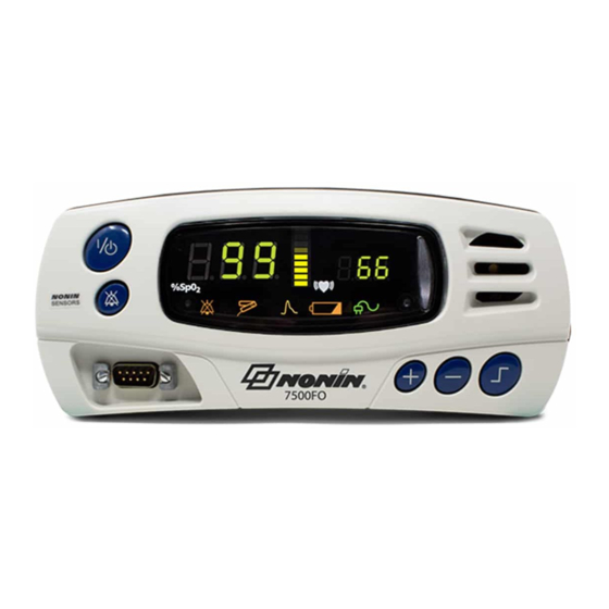 Nonin 7500FO Manual Del Operador
