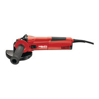 Hilti DAG 125-SE Manual De Instrucciones