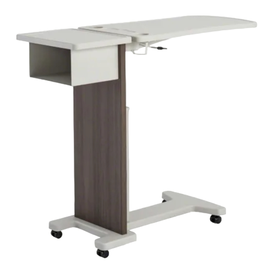 Steelcase Opus Mobile Overbed Table Instrucciones De Montaje