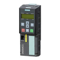 Siemens SINAMICS G120C Instrucciones De Servicio