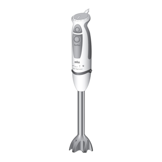 Braun Multiquick MR 6500 M Manual Del Usuario