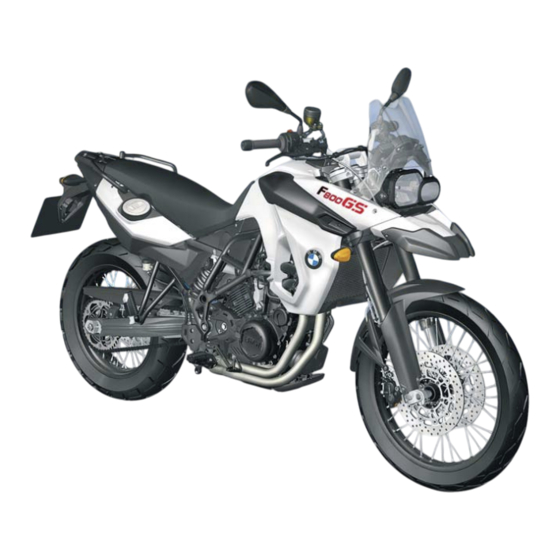 BMW Motorrad F 800 GS 2009 Manual De Instrucciones