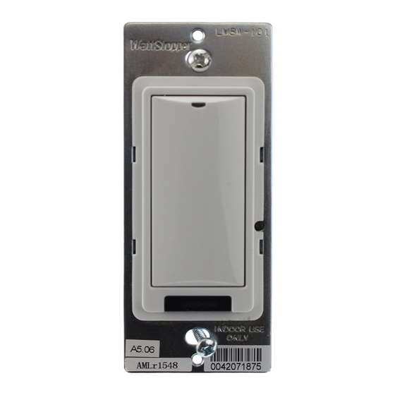 LEGRAND Wattstopper LMSW-101 Guia De Inicio Rapido