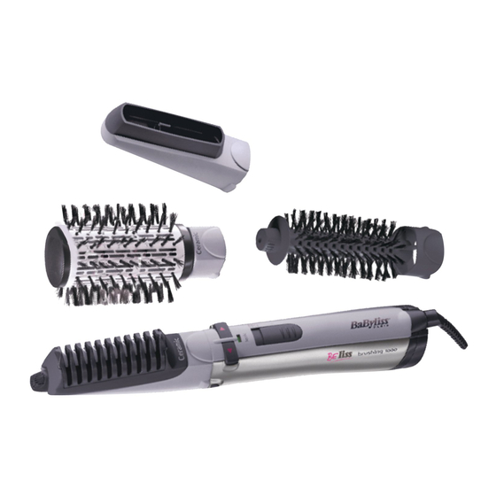 BaByliss PARIS brushing 1000 Manual De Instrucciones