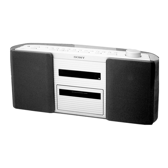 Sony ZS-2000 Manual De Instrucciones