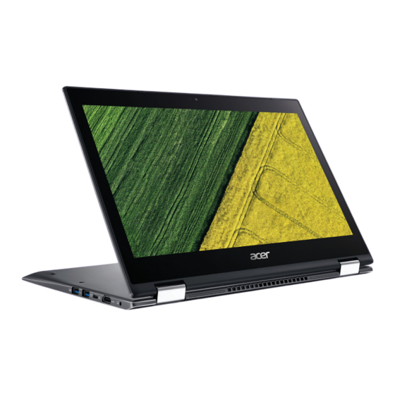 Acer Spin 5 Manual De Usuario