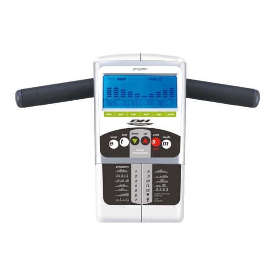 BH FITNESS H8565 Manual De Usario