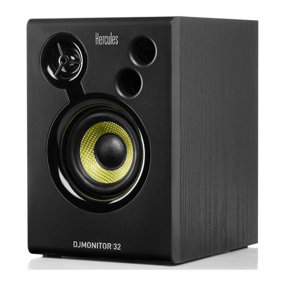 Hercules DJMONITOR 32 Manual De Instrucciones
