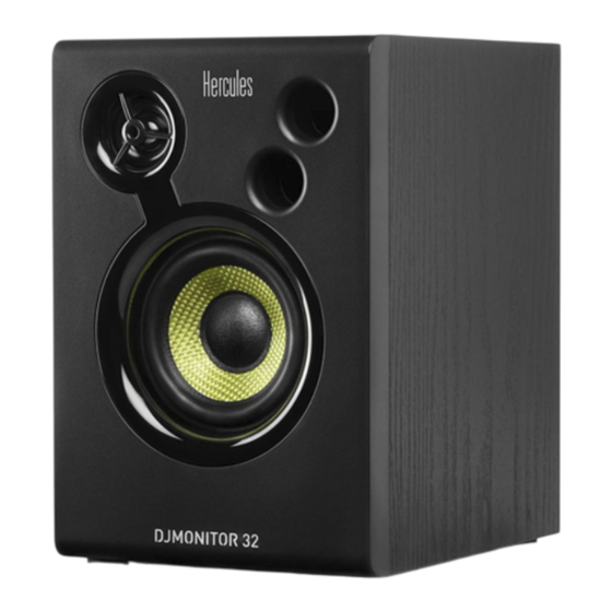 Hercules DJMONITOR 32 Manual De Instrucciones