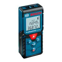 Bosch GLM 40 Instrucciones De Funcionamiento Y Seguridad