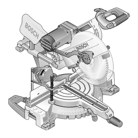 Bosch GCM 12 SD PROFESSIONAL Instrucciones De Servicio