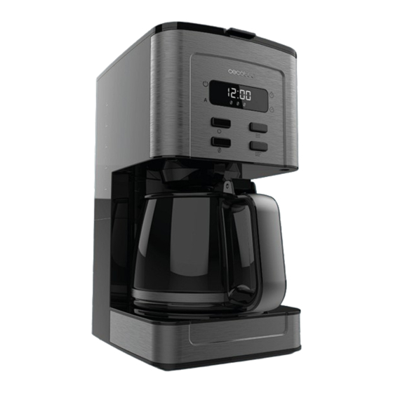 cecotec COFFEE 56 TIME Manual De Instrucciones