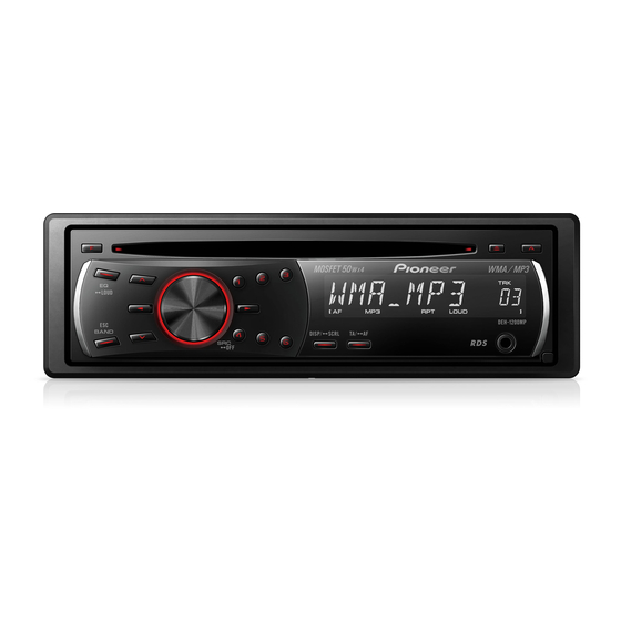 Pioneer DEH-1200MP Manual De Instrucciones