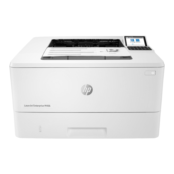 HP LaserJet Enterprise M406 Guia De Instalacion