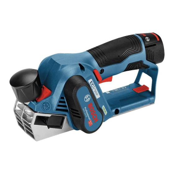Bosch GHO 12V-20 Professional Manual Original