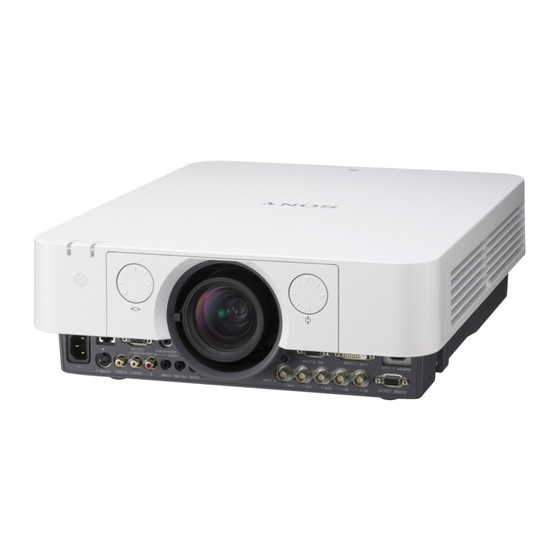Sony VPL-FH35 Manual De Referencia