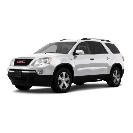 GMC Acadia Manuales