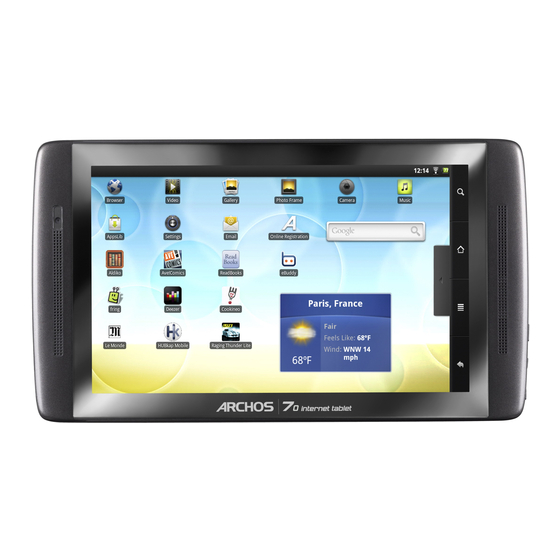Archos 70 Manual De Usuario