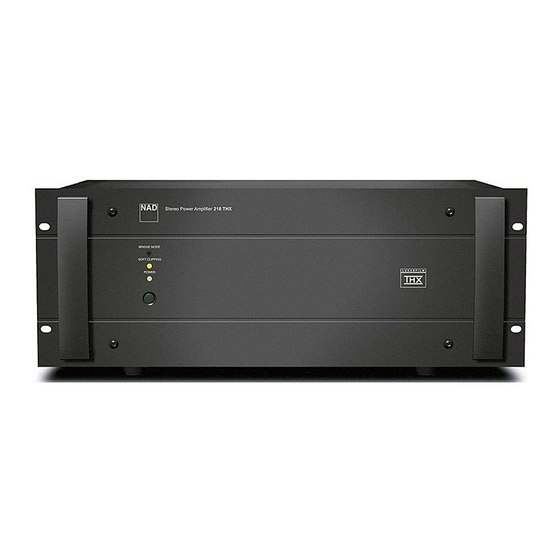 NAD 218 THX Manual Del Usuario