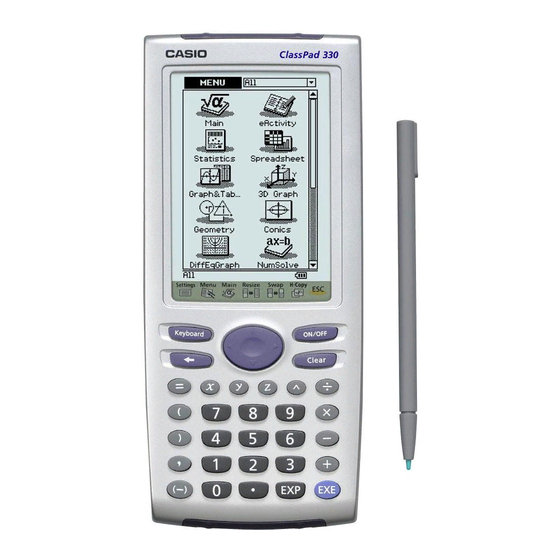 Casio ClassPad 330 Guia Del Usuario