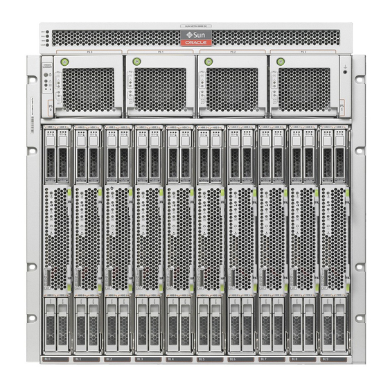 Sun Oracle Sun Blade 6000 Guía De Actualización Del Firmware