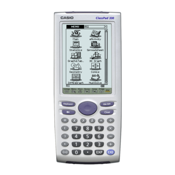 Casio ClassPad 330 Guia Del Usuario