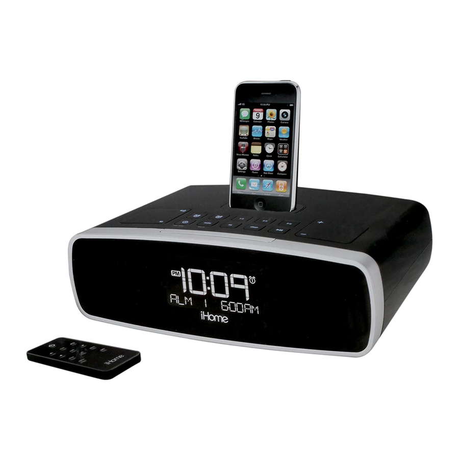 iHome iP90 Guia De Inicio Rapido