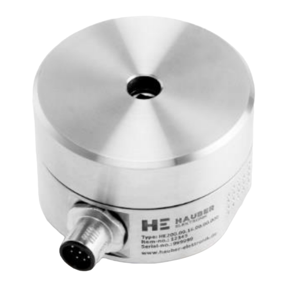 Hauber HE200 Serie Manual De Funcionamiento