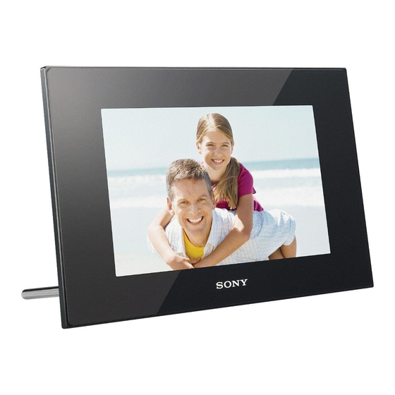 Sony S-Frame DPF-V900 Manual De Instrucciones