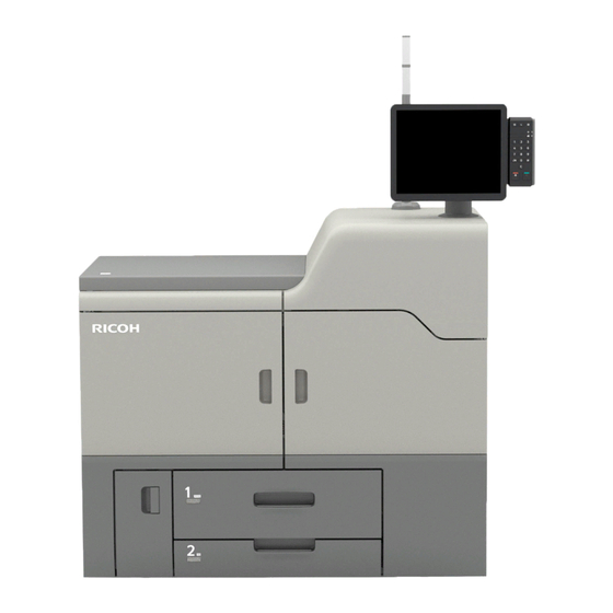 Ricoh Pro C7200 Guía Del Operador