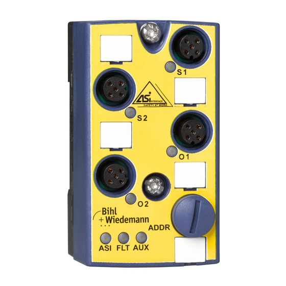 bihl+Wiedemann BWU2270 Instrucciones De Montaje