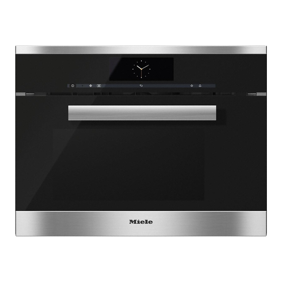 Miele DG 6800 Manuales