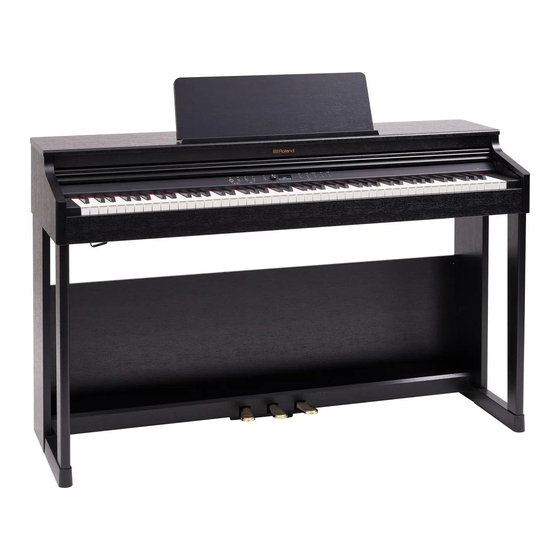 Roland RP701 Manual Del Usuario