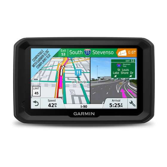 Garmin dezl 580 Manual Del Usuario